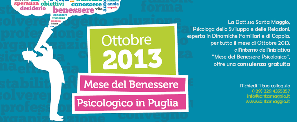 mese del benessere psicologico in puglia 2013